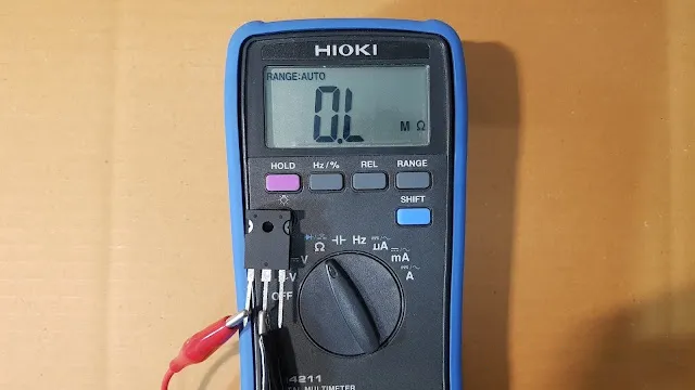 IGBT good or bad test diagram - G and C tube pin test